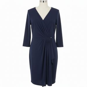 Michael Kors Navy Long Sleeve Dress